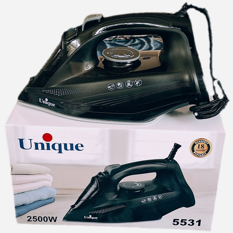 اتو بخار نانو سرامیک یونیک مدل 5531 با 2500 وات